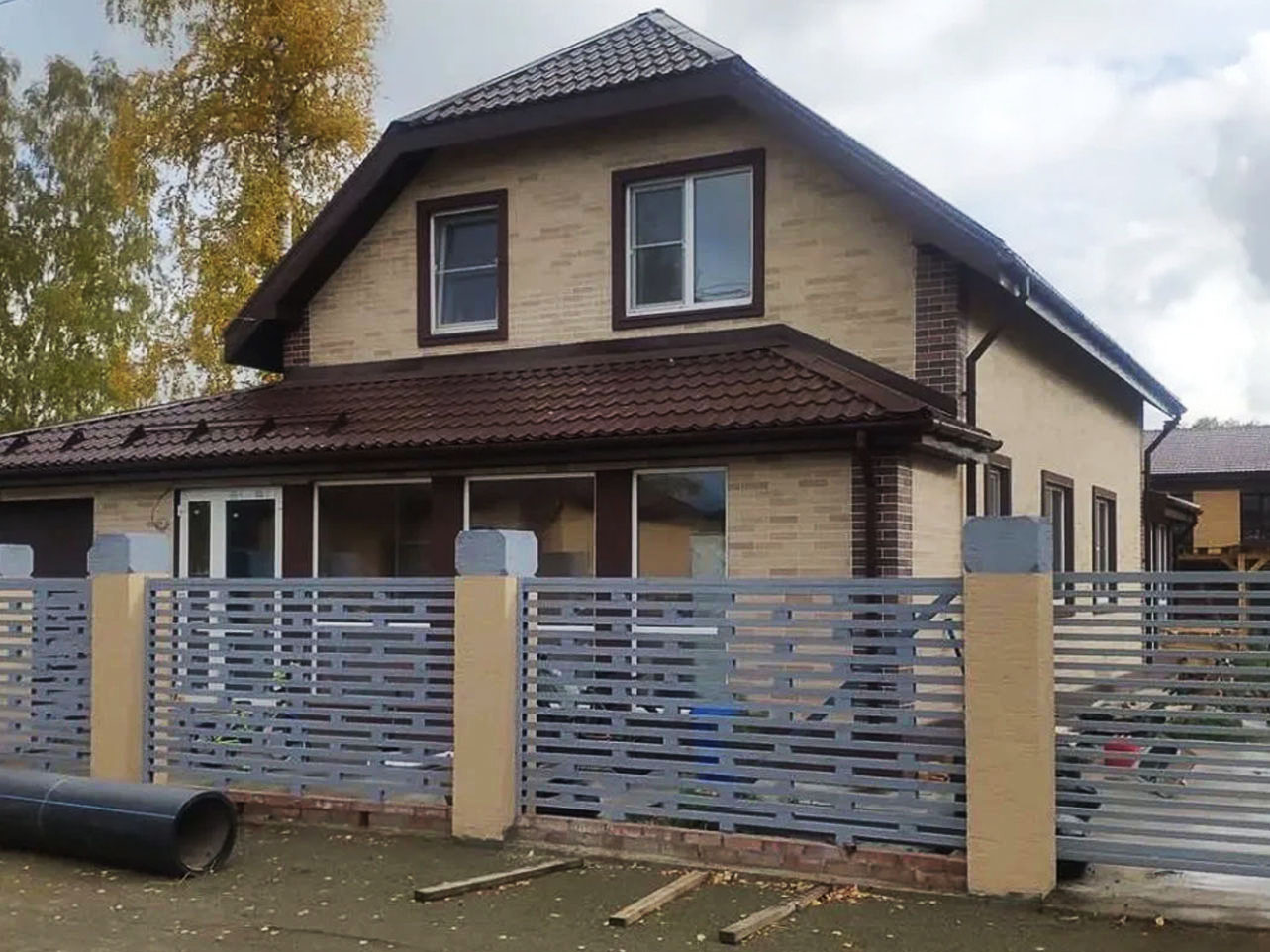 Дом из бруса в Подмосковье